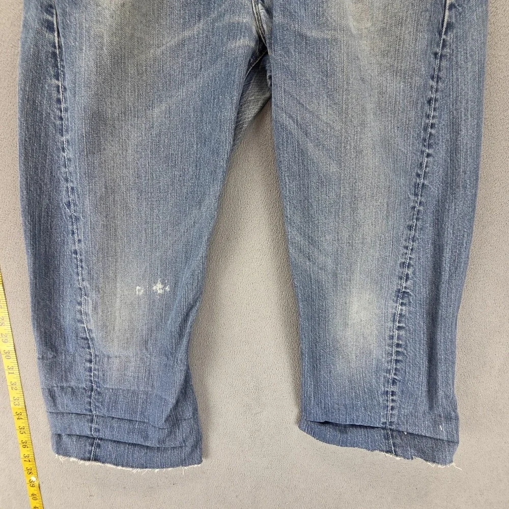 Vintage‎ Levis Engineered Jeans Mens Blue Twisted Altered Raw Hem Fits 29x20